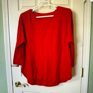 Michael Kors lightweight sweater orange/ red women’s size 2X‎ dolman sleeve